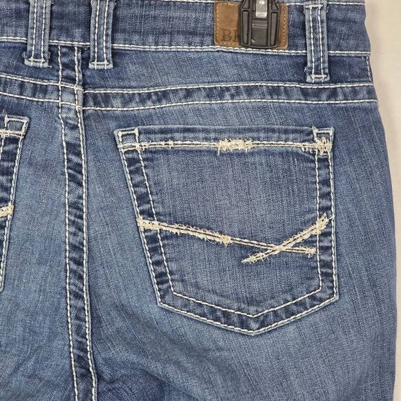 BKE Denim Dakota Crop Jeans Size 29 Medium Wash Cuffed - Picture 9 of 10
